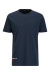 Replay T-Shirt PIECE DYED HEAVY COTTON JERSEY Dunkelblau