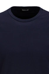 Replay T-Shirt COMPACT JERSEY Dunkelblau