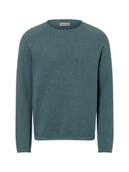 Jack & Jones Rundhalspullover Grün/Türkis