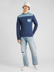 BLEND Sweatshirt blau/hellblau
