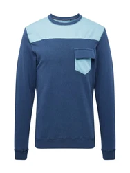 BLEND Sweatshirt blau/hellblau