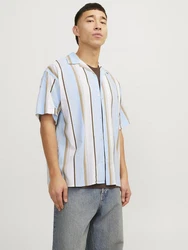 Jack & Jones Funktionshemd Palma Resort Hellblau/Blau