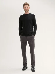 TOM TAILOR 5-Pocket Jeans Travis Slim Chino Dunkelgrau/Hellgrau/Khaki/Grau
