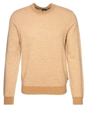 BOSS Strickpullover H-Eltoro Braun/Orange/Beige/Gelb