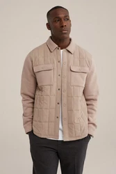 WE Fashion Businesshemd Beige/Braun/Khaki
