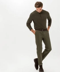 Brax 5-Pocket Hose Style Fabio Khaki/Dunkelgrün