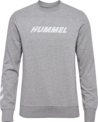 hummel Kapuzenpullover Hmlelemental Sweatshirt Grau/Dunkelgrau/Dunkelgrün