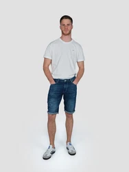 Miracle of Denim Jeansbermudas Trevol Shorts Blau/Dunkelblau/Hellblau