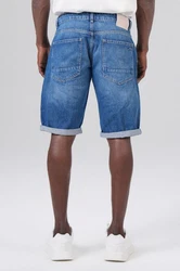Miracle of Denim Jeansbermudas Trevol Shorts Schwarz/Creme/Weiß