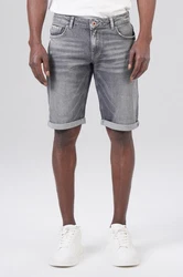 Miracle of Denim Jeansbermudas Trevol Shorts Grau/Hellgrau/Creme/Schwarz/Weiß
