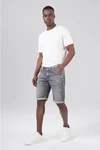 Miracle of Denim Jeansbermudas Trevol Shorts Grau/Hellgrau/Creme/Schwarz/Weiß