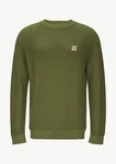 s.Oliver Strickpullover mit Struktur und Label-Patch Garment Dye 