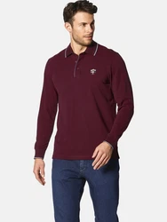 BABISTA Langarm-Poloshirt MILANVETZO rot/dunkelrot