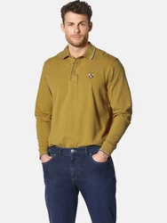 BABISTA Langarm-Poloshirt MILANVETZO Khaki/Dunkelgrün/Beige/Braun/Gelb