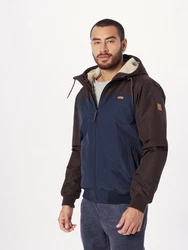 Iriedaily Jacke Insulaner (1-St) navy/karamell/dunkelbraun/wollwei