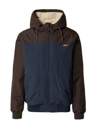 Iriedaily Jacke Insulaner (1-St) navy/karamell/dunkelbraun/wollwei