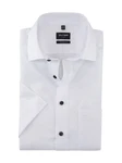 OLYMP Kurzarmhemd Creme/Weiß