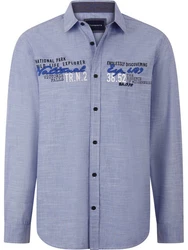 Babista Langarmhemd RINADORO Hemd blau/hellblau