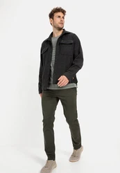 camel active Chinos Khaki/Dunkelgrün