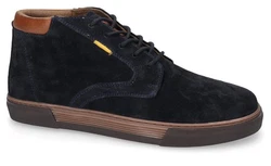 camel active Sneaker Schnürboots High Top Dunkelblau/Schwarz/Blau