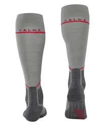 FALKE Skisocken SK4 Advanced Compression Light Dunkelgrau/Rosa/Grau/Rot