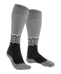 FALKE Skisocken SK2 Intermediate Dunkelgrau/Grau/Schwarz/Dunkelgrün