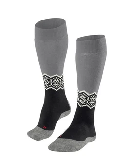 FALKE Skisocken SK2 Intermediate Dunkelgrau/Grau/Schwarz/Dunkelgrün