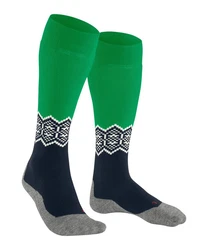 FALKE Skisocken SK2 Intermediate Grün/Dunkelgrün/Blau