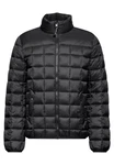 STREET ONE MEN Steppjacke mit Stehkragen Schwarz/Dunkelgrau/Grau/Gelb
