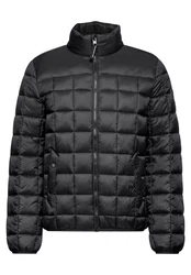 STREET ONE MEN Steppjacke mit Stehkragen Schwarz/Dunkelgrau/Grau/Gelb