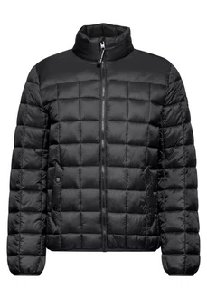 STREET ONE MEN Steppjacke mit Stehkragen Schwarz/Dunkelgrau/Grau/Gelb STREET ONE MEN Steppjacke mit Stehkragen Schwarz/Dunkelgrau/Grau/Gelb
