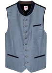 Spieth & Wensky Trachtenweste DANIEL hellblau/oliv/hellbeige