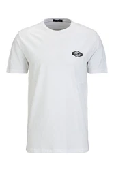 Replay T-Shirt BASIC JERSEY Grau/Weiß/Creme