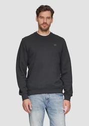 s.Oliver Sweatshirt mit Logo Dunkelgrau/Schwarz/Dunkelblau/Grau