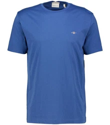 Gant T-Shirt SHIELD Regular Fit Blau/Dunkelblau/Hellblau