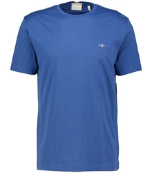 Gant T-Shirt SHIELD Regular Fit Blau/Dunkelblau/Hellblau