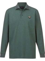 Langarm-Poloshirt MILANVETZO hochwertige Piqu-Baumwolle