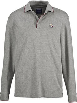 BABISTA Langarm-Poloshirt MILANVETZO grau melange