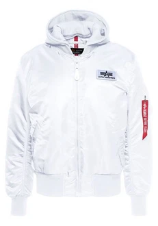 Alpha Industries Bomberjacke MA-1 ZH Back Print Dunkelblau/Weiß/Creme/Blau
