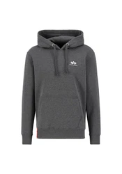 Alpha Industries Hoodie Basic Hoodie Small Logo Dunkelgrau/Hellgrau/Grau
