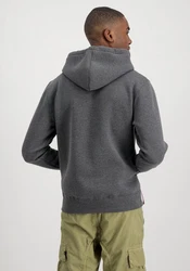Alpha Industries Hoodie Basic Hoodie Small Logo Dunkelgrau/Hellgrau/Grau