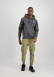 Alpha Industries Hoodie Basic Hoodie Small Logo Dunkelgrau/Hellgrau/Grau