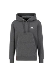 Alpha Industries Hoodie Basic Hoodie Small Logo Dunkelgrau/Hellgrau/Grau