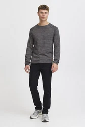 Blend Dan Herren Strickpullover Feinstrick Mit Rundhals (20700587ME) 