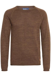 Blend Dan Herren Strickpullover Feinstrick Mit Rundhals (20700587ME) Coffee Brown (71507)