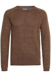 Blend Dan Herren Strickpullover Feinstrick Mit Rundhals (20700587ME) Coffee Brown (71507)