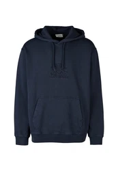 Cleptomanicx Kapuzensweatshirt Boxy Hooded Residence Blau/Dunkelblau/Grau