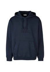 Cleptomanicx Kapuzensweatshirt Boxy Hooded Residence Blau/Dunkelblau/Grau