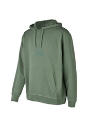 Cleptomanicx Kapuzensweatshirt Boxy Hooded Residence grn/dunkelgrn
