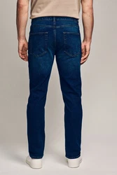 Next Slim Fit Essential Jeans Dunkelblau/Blau